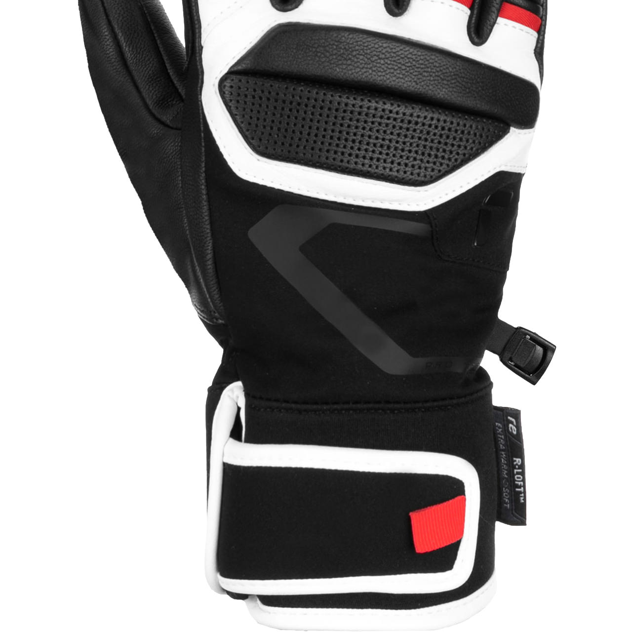 Reusch Men Glove PRO RC black/white/fire red, Men skiwear, Skiwear, Alpine Skis