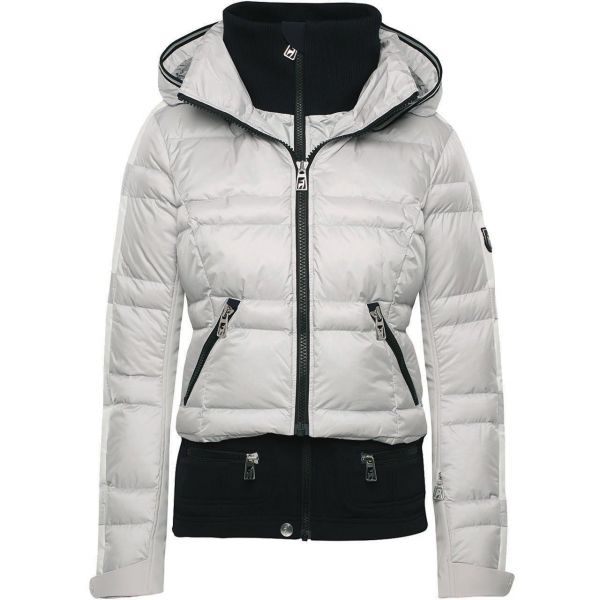 grey women's jacket with hood