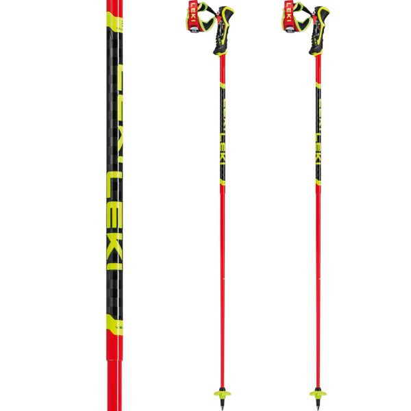 Leki Venom SL 3D bright red/black/neonyellow |Leki Ski Poles | Leki | L |  BRANDS | XSPO.com