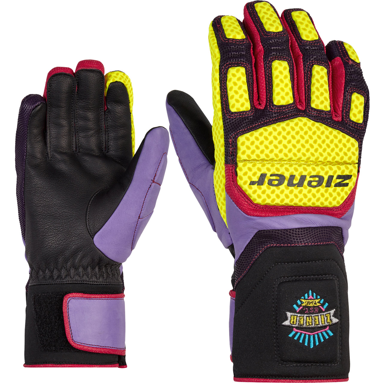 Ziener Men Race Glove WARM black | XSPO SPEED print
