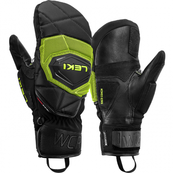 Leki Men Mitten WCR COACH 3D black/ice lemon, Men skiwear, Skiwear, Alpine Skis