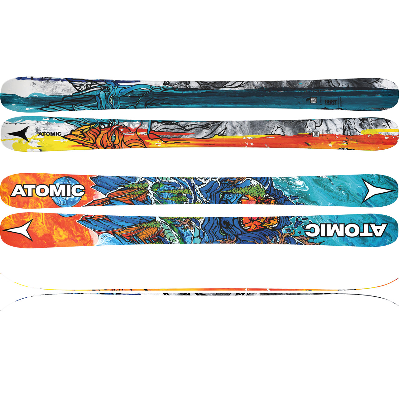 Atomic Kid's Bent Chetler Mini Skis 2024 · Boyne Country Sports
