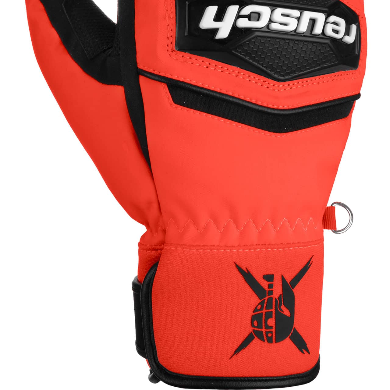 Guanti da sci Reusch Worldcup Warrior JR R-TEX® XT Mitten Red