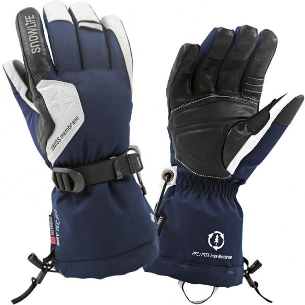 Mens navy ski gloves online