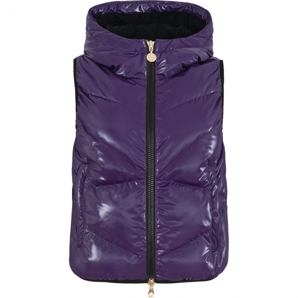 Purple puffer vest womens on sale