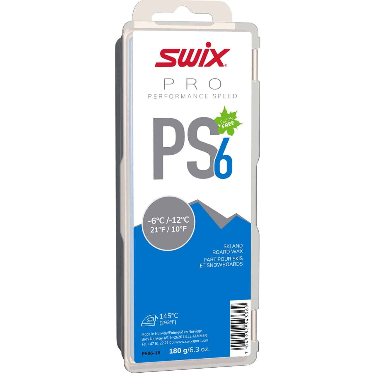 Swix Ps6 Blue 6 C 12 C 180 G Low Prices At Xspo