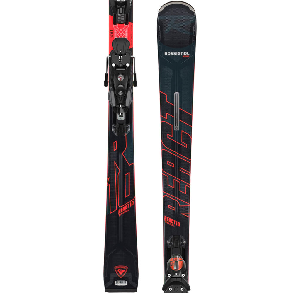 Rossignol React R10 Ti Konect (2020/21) - Set Incl. Binding - Low ...