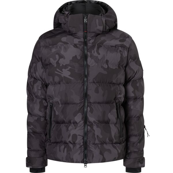 black camo moncler coat