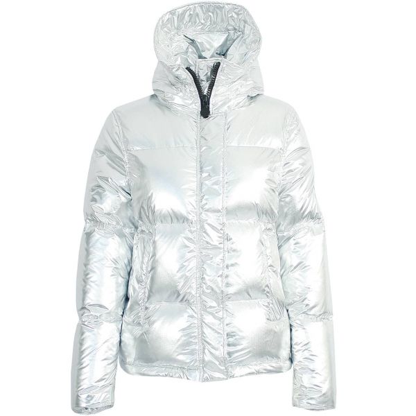 silver ski suit womens