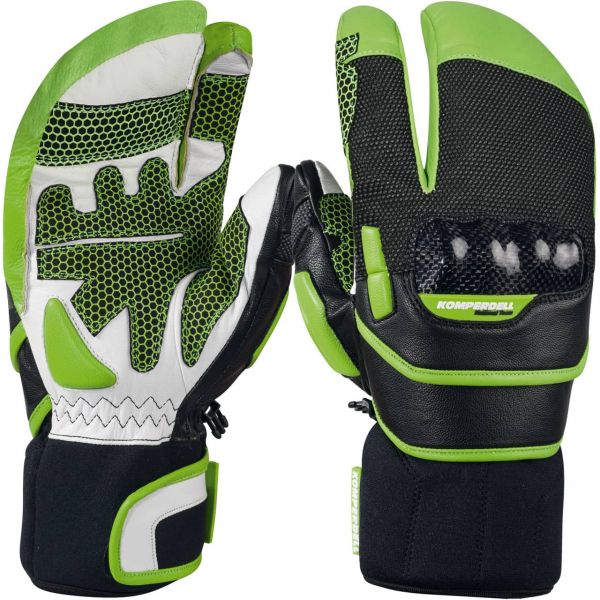 Komperdell Men Lobster-Glove RACING black/green, Komperdell impact  protection, Komperdell, K, BRANDS